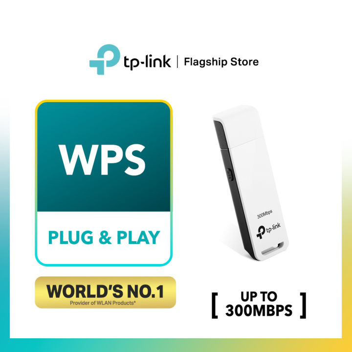 TP-Link 300Mbps Wireless WiFi USB Adapter As PC Laptop & Desktop Dongle TL-WN821N